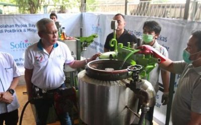 Mengolah Popok Bekas Jadi Pokbrick dan Minyak Bakar